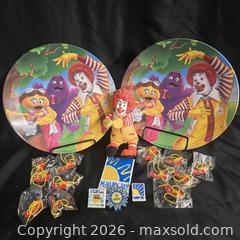MaxSold Auction: McDonald's McHappy Day Vintage Promo Lot 1990's - Toronto (Ontario, Canada) PARTNER MANAGED Downsizing Online Auction - Research Road (STORAGE)