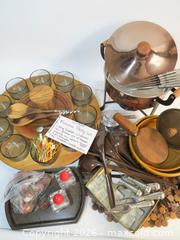 MaxSold Auction: MID CENTURY FONDUE LOT & TIMU SPARTENAVA CANDLE HOLDERS - Toronto (Ontario, Canada) PARTNER MANAGED Downsizing Online Auction - Research Road (STORAGE)