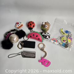 MaxSold Auction: MIXED DESIGNER KEY TAGS, CHARMS - Toronto (Ontario, Canada) PARTNER MANAGED Downsizing Online Auction - Research Road (STORAGE)