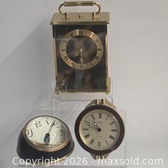 MaxSold Auction: MIXED LOT OF TRAVEL AND CARRIAGE CLOCKS - Toronto (Ontario, Canada) PARTNER MANAGED Downsizing Online Auction - Research Road (STORAGE)