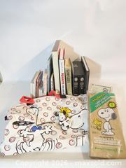 MaxSold Auction: Peanuts & Snoopy Collection: Hardcover Books, Tote, Ephemera - Toronto (Ontario, Canada) PARTNER MANAGED Downsizing Online Auction - Research Road (STORAGE)