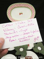 MaxSold Auction: Starbucks & Villeroy Boch Dinnerware Lot with Platter, Mugs - Toronto (Ontario, Canada) PARTNER MANAGED Downsizing Online Auction - Research Road (STORAGE)