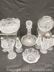 MaxSold Auction: STUNNING VINTAGE WATERFORD CRYSTAL COLLECTION  - Toronto (Ontario, Canada) PARTNER MANAGED Downsizing Online Auction - Research Road (STORAGE)
