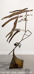 MaxSold Auction: Abstract Metal Sculpture – Gallery-Ready Statement Piece  - Newmarket (Ontario, Canada) SELLER MANAGED Downsizing Online Auction -  Brimson Drive (STORAGE)