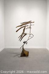 MaxSold Auction: Abstract Metal Sculpture – Gallery-Ready Statement Piece  - Newmarket (Ontario, Canada) SELLER MANAGED Downsizing Online Auction -  Brimson Drive (STORAGE)