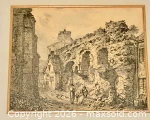 MaxSold Auction: Antique Architectural Ruins Print – European Street Scene - Newmarket (Ontario, Canada) SELLER MANAGED Downsizing Online Auction -  Brimson Drive (STORAGE)