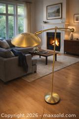 MaxSold Auction: Architectural Adjustable Brass Floor Lamp – Modern Designer  architectural floor lamp - Newmarket (Ontario, Canada) SELLER MANAGED Downsizing Online Auction -  Brimson Drive (STORAGE)
