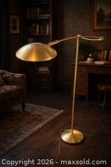 MaxSold Auction: Architectural Adjustable Brass Floor Lamp – Modern Designer  architectural floor lamp - Newmarket (Ontario, Canada) SELLER MANAGED Downsizing Online Auction -  Brimson Drive (STORAGE)