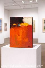 MaxSold Auction: “Crimson Horizon” — Original Abstract Acrylic by Karola Steinbrecher - Newmarket (Ontario, Canada) SELLER MANAGED Downsizing Online Auction -  Brimson Drive (STORAGE)