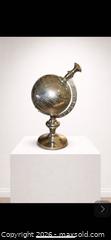 MaxSold Auction: Elegant silver-tone decorative globe, - Newmarket (Ontario, Canada) SELLER MANAGED Downsizing Online Auction -  Brimson Drive (STORAGE)