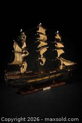 MaxSold Auction: Fragata Española – Año 1780 Museum-Style Spanish Naval Frigate Model - Newmarket (Ontario, Canada) SELLER MANAGED Downsizing Online Auction -  Brimson Drive (STORAGE)