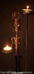 MaxSold Auction: Hand-Forged Metal Candle Sculpture – Gallery-Style Accent Piece - Newmarket (Ontario, Canada) SELLER MANAGED Downsizing Online Auction -  Brimson Drive (STORAGE)