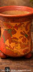 MaxSold Auction: Hand-Painted Mesoamerican-Style Ceramic Vessel (Tripod Form - Newmarket (Ontario, Canada) SELLER MANAGED Downsizing Online Auction -  Brimson Drive (STORAGE)