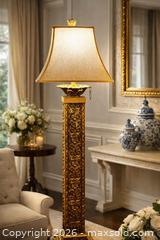 MaxSold Auction: Monumental 72” Gilded Column Floor Lamp – Hollywood Regency / Neoclassical Statement - Newmarket (Ontario, Canada) SELLER MANAGED Downsizing Online Auction -  Brimson Drive (STORAGE)