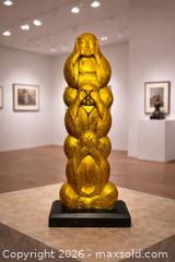 MaxSold Auction: Monumental Hand-Carved Wood Sculpture — Gilded Finish “See No Evil · Hear No Evil · Speak  - Newmarket (Ontario, Canada) SELLER MANAGED Downsizing Online Auction -  Brimson Drive (STORAGE)
