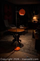 MaxSold Auction: Orange Atomic-Style Floor Lamp – Pure 1950s Space-Age Design - Newmarket (Ontario, Canada) SELLER MANAGED Downsizing Online Auction -  Brimson Drive (STORAGE)