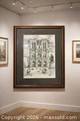 MaxSold Auction: Original Hand-Drawn Architectural Artwork – Notre-Dame Cathedral, Paris  - Newmarket (Ontario, Canada) SELLER MANAGED Downsizing Online Auction -  Brimson Drive (STORAGE)