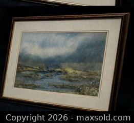 MaxSold Auction: Original Scottish Landscape (1991) by Aubrey McNaught - Newmarket (Ontario, Canada) SELLER MANAGED Downsizing Online Auction -  Brimson Drive (STORAGE)