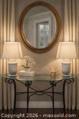 MaxSold Auction: Pair of Designer Ceramic Table Lamps — Refined Symmetry for a Sophisticated Interior - Newmarket (Ontario, Canada) SELLER MANAGED Downsizing Online Auction -  Brimson Drive (STORAGE)