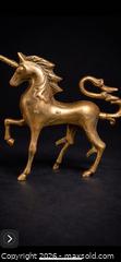 MaxSold Auction: Solid Brass Unicorn Figurine – Sculptural Mythical Form - Newmarket (Ontario, Canada) SELLER MANAGED Downsizing Online Auction -  Brimson Drive (STORAGE)