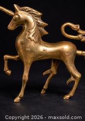 MaxSold Auction: Solid Brass Unicorn Figurine – Sculptural Mythical Form - Newmarket (Ontario, Canada) SELLER MANAGED Downsizing Online Auction -  Brimson Drive (STORAGE)