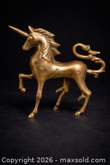 MaxSold Auction: Solid Brass Unicorn Figurine – Sculptural Mythical Form - Newmarket (Ontario, Canada) SELLER MANAGED Downsizing Online Auction -  Brimson Drive (STORAGE)