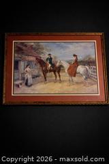 MaxSold Auction: The Morning Visit After Heywood Hardy (British, 1842–1933) High-quality equestrian art pri - Newmarket (Ontario, Canada) SELLER MANAGED Downsizing Online Auction -  Brimson Drive (STORAGE)