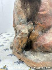 MaxSold Auction: Bronze-Antiqued Ceramic Dog with Puppy Sculpture, 6–9 in - Gull Lake (Alberta, Canada) SELLER MANAGED Reseller Online Auction -  Stuart Avenue