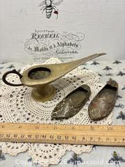 MaxSold Auction: Vintage Brass Oriental-Inspired Collectible Lot Incense Burner and Ashtrays - Gull Lake (Alberta, Canada) SELLER MANAGED Reseller Online Auction -  Stuart Avenue