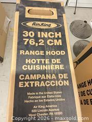 MaxSold Auction: Air King AV1303R 30-inch Convertible Range Hood, White - Glendale (California, USA) PARTNER MANAGED Downsizing Online Auction - Raymond Avenue