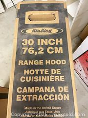 MaxSold Auction: Air King AV1303R 30in Convertible Range Hood, White - Glendale (California, USA) PARTNER MANAGED Downsizing Online Auction - Raymond Avenue