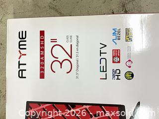 MaxSold Auction: ATYME 320AM5HD 32" LED TV 720p Slim Bezel - Glendale (California, USA) PARTNER MANAGED Downsizing Online Auction - Raymond Avenue