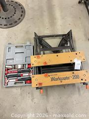 MaxSold Auction: Black & Decker Workmate 200 with Pittsburgh 7pc Hammer Set - Glendale (California, USA) PARTNER MANAGED Downsizing Online Auction - Raymond Avenue