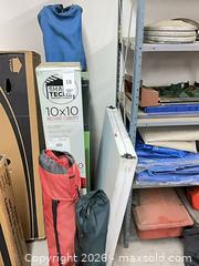 MaxSold Auction: Camping/Outdoor Gear Lot with 10x10 Instant Canopy & Cooler - Glendale (California, USA) PARTNER MANAGED Downsizing Online Auction - Raymond Avenue