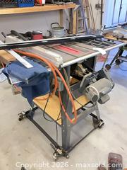 MaxSold Auction: Craftsman Table Saw 113.299410 — Contractor/Benchtop on Stand - Glendale (California, USA) PARTNER MANAGED Downsizing Online Auction - Raymond Avenue