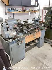 MaxSold Auction: Delta Metal Engine Lathe with Cabinet Stand, approx. 57" Bed - Glendale (California, USA) PARTNER MANAGED Downsizing Online Auction - Raymond Avenue