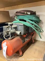 MaxSold Auction: DeVilbiss / ProAir PAF1125-1 Portable 2.5 gal Air Compressor - Glendale (California, USA) PARTNER MANAGED Downsizing Online Auction - Raymond Avenue