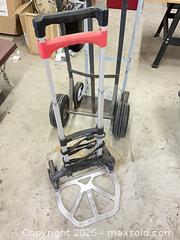 MaxSold Auction: Lot of 3 Hand Trucks / Dollies (2 Upright + 1 Folding Wagon) - Glendale (California, USA) PARTNER MANAGED Downsizing Online Auction - Raymond Avenue