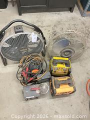 MaxSold Auction: Lot of 7 Portable Power Units, Fans, Motor & Jump Starter - Glendale (California, USA) PARTNER MANAGED Downsizing Online Auction - Raymond Avenue