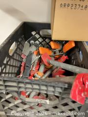 MaxSold Auction: Mixed Clamps and Sanding Belts/Discs Lot, Approx. 20–30 pcs - Glendale (California, USA) PARTNER MANAGED Downsizing Online Auction - Raymond Avenue