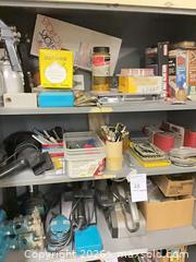 MaxSold Auction: Mixed Lot: Hand & Power Tools, Accessories on Metal Shelving - Glendale (California, USA) PARTNER MANAGED Downsizing Online Auction - Raymond Avenue