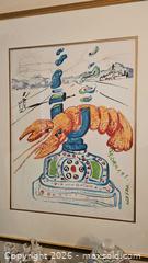 MaxSold Auction: Limited Edition Signed Salvador Dali Color Lithograph Lobster & Telephone era 1975 - Golden (Colorado, USA) SELLER MANAGED Estate Sale Online Auction - 9th Street