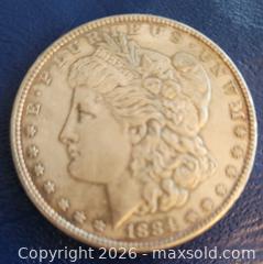 MaxSold Auction: 1884 Morgan silver dollar - Gloucester (Massachusetts, USA) SELLER MANAGED Downsizing Online Auction - Kondelin Road