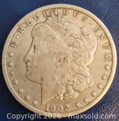 MaxSold Auction: 1902 Morgan silver dollar - Gloucester (Massachusetts, USA) SELLER MANAGED Downsizing Online Auction - Kondelin Road