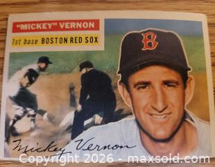 MaxSold Auction: 1956 "Mickey" Vernon baseball card - Gloucester (Massachusetts, USA) SELLER MANAGED Downsizing Online Auction - Kondelin Road