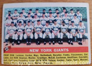 MaxSold Auction: 1956 New York Giants team baseball card - Gloucester (Massachusetts, USA) SELLER MANAGED Downsizing Online Auction - Kondelin Road