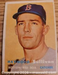 MaxSold Auction: 1957 Haywood Sullivan baseball card - Gloucester (Massachusetts, USA) SELLER MANAGED Downsizing Online Auction - Kondelin Road