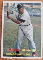 MaxSold Auction: 1957 Minnie Minosa baseball card - Gloucester (Massachusetts, USA) SELLER MANAGED Downsizing Online Auction - Kondelin Road