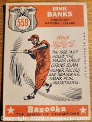 MaxSold Auction: 1959 Ernie Banks all-star baseball card - Gloucester (Massachusetts, USA) SELLER MANAGED Downsizing Online Auction - Kondelin Road