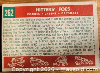 MaxSold Auction: 1959 Hitters Foes baseball card - Gloucester (Massachusetts, USA) SELLER MANAGED Downsizing Online Auction - Kondelin Road